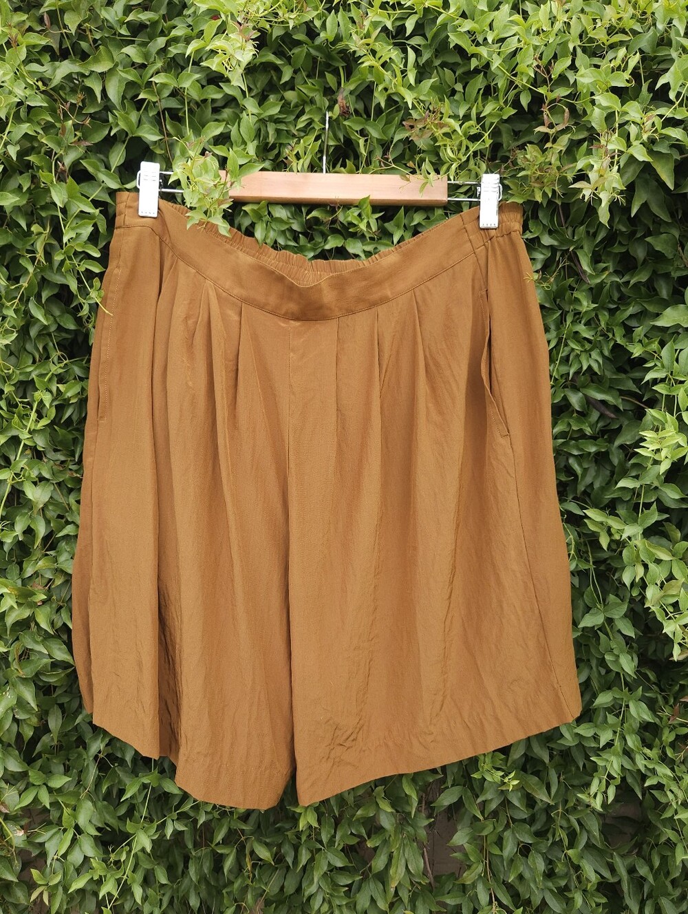 100% Silk Bermuda Shorts